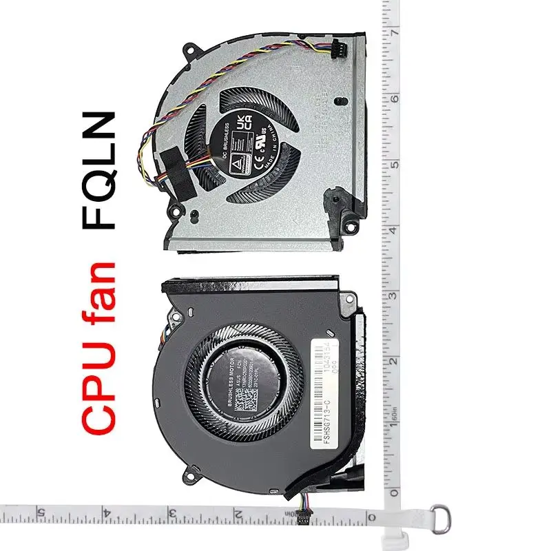 Laptop CPU GPU Cooling Fan For ASUS ROG 7 PLUS  G713PU G713PV 12V FQLN FQLP G713P G713PI 13NR0C50P02011 13NR0C50P01011