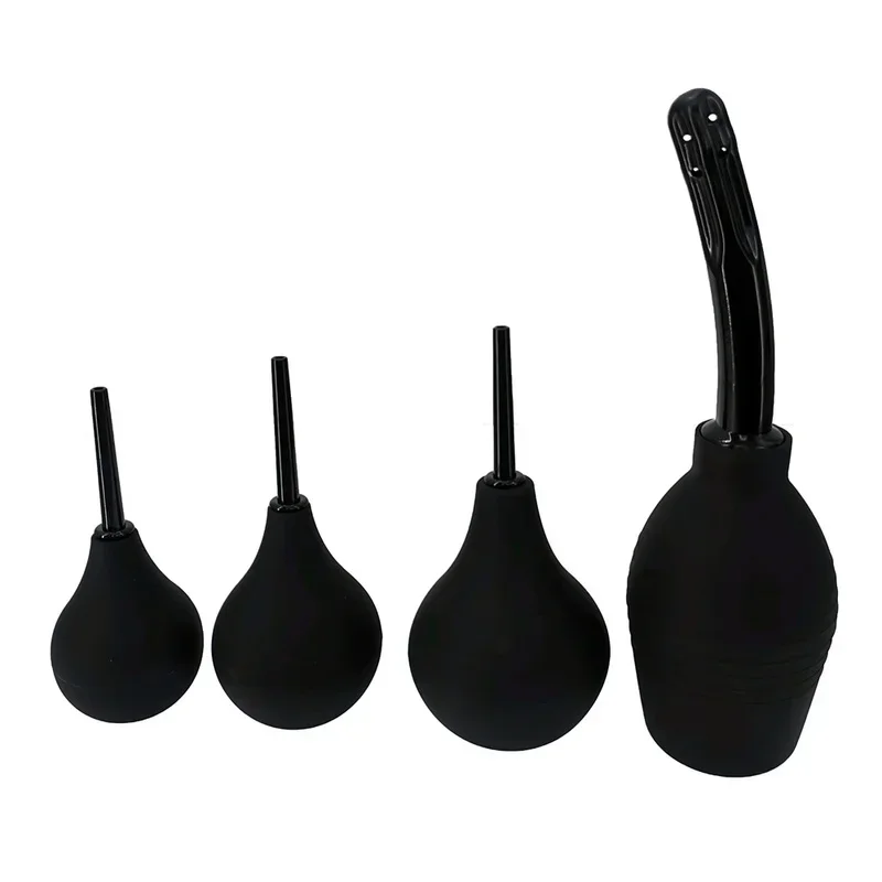 Jeringa de bombilla de Enema, limpiador de ducha Anal, irrigador de Enema, limpieza de Colon, higiene femenina, dispositivos de limpieza Anal