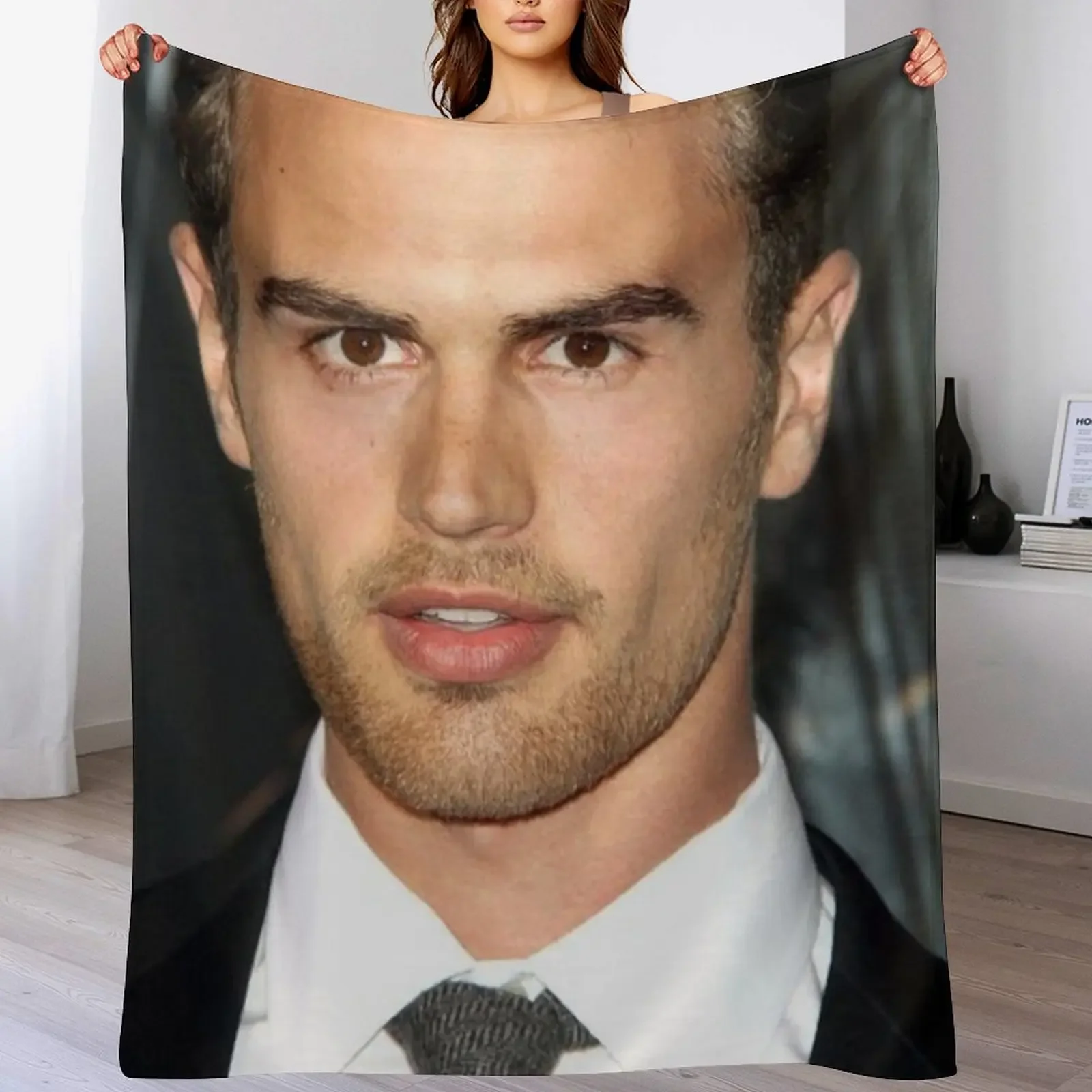 theo james Throw Blanket Luxury Thicken Luxury Blankets