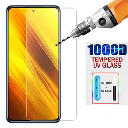 Xiaomi redmi 7A 8A 9A 10A注11 12プロ + 強化ガラス保護フィルムマイル9 8 7 8t 10 10s uv接着剤スクリーンプロテクター