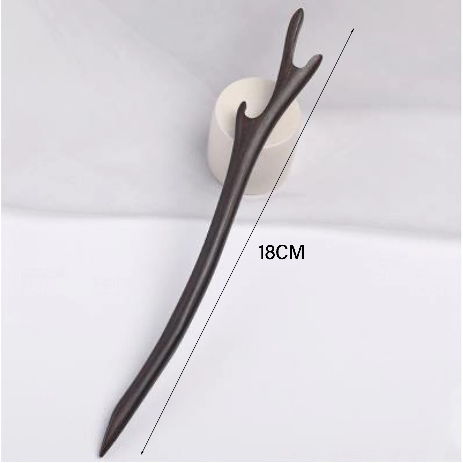 Einfache Holz Haarnadel Für Frauen Elegante Schwarz Sandelholz Haar Stick Mädchen Täglichen Leben Haar Zubehör Hanfu Hochsteckfrisur Haarnadel 1pc – Detail 6