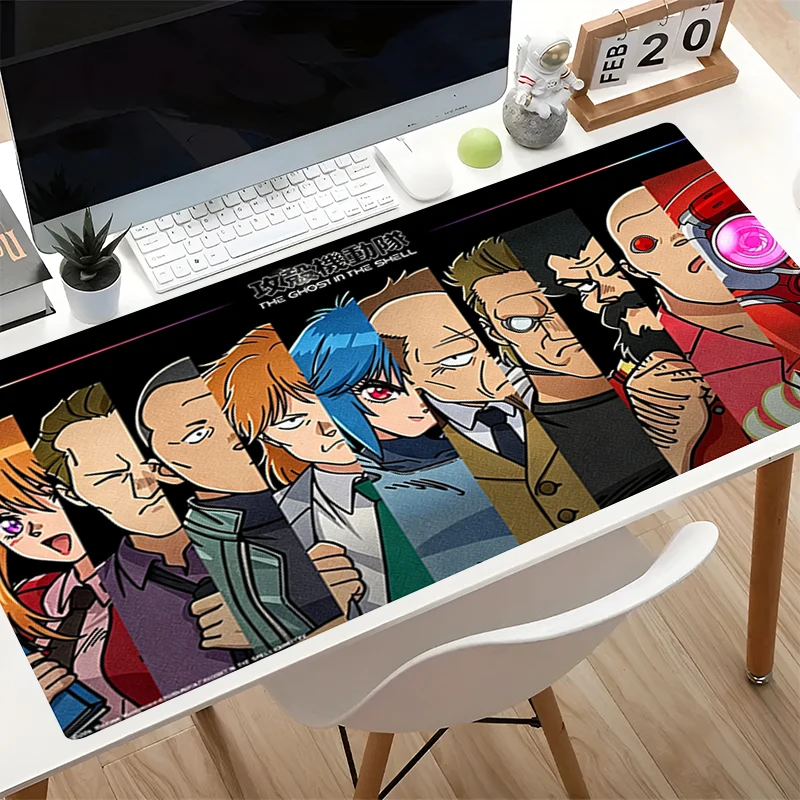 Big Game Mouse Pad Computer Keyboard Pad Lock Edge Gamer Accessories G-Ghost in the Shell Extended Mat Table Cool Anime Mousepad - view 5