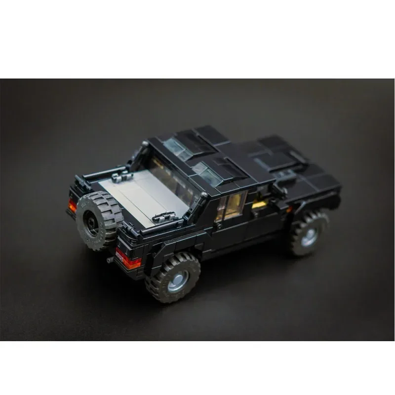 

MOC-170207 Классическая новая черная модель грузового грузовика, 595 деталей, детская игрушка на день рождения и Рождество для мальчиков в подарок