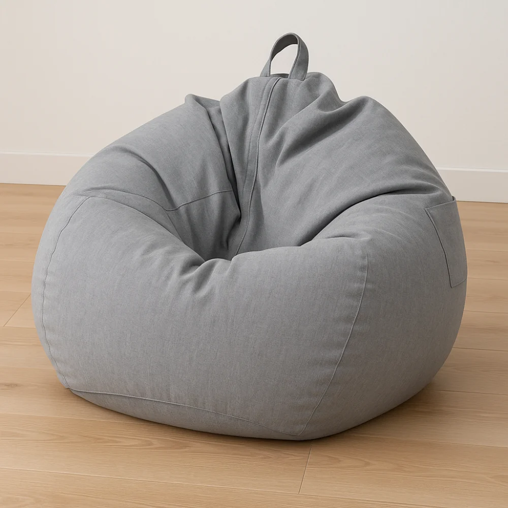 Confortável saco de feijão cad - Floor Cushion Pouf avaliação e preço