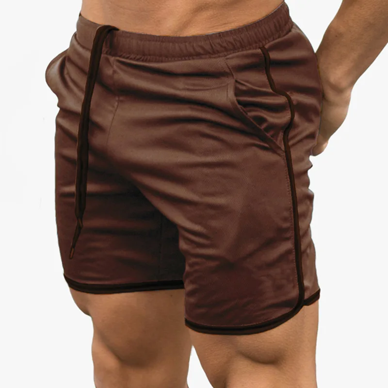 

2024 New Fitness Men's Sports Shorts Thin Mesh Quick Drying Men's Casual Pants Running Training Breathable Beach