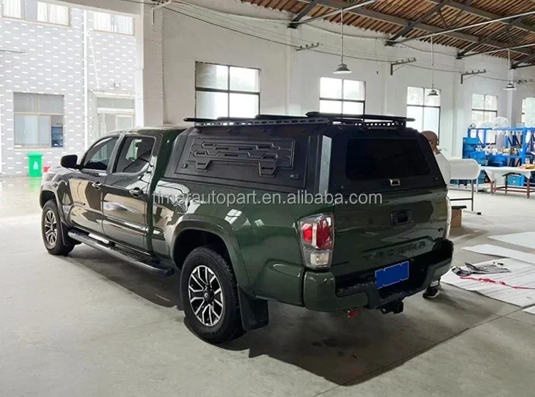 2024 Truck Shells Near Me pickup Canopy topper For Pickup Hard Shells With Slide Window And Light For Outdoor Camping