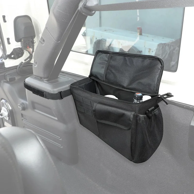 for Jeep Wrangler JK 2007-2017 JL 2018- 2023 4-Doors Car Trunk Cargo Storage Bag Organizer Stowing Tidying Interior Accessories