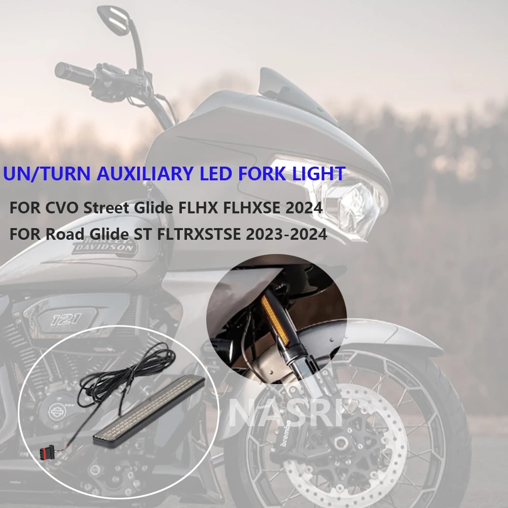 

Для Touring CVO Street Glide FLHX FLHXSE Road Glide ST FLTRXSTSE 2023 2024 Новый мотоциклетный фонарь/поворотный вспомогательный фонарь