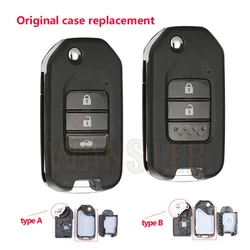 2/3 Bottons Car Key Fob Case Shell Housing for Honda Civic CR-V HR-V Accord Jade Crider Odyssey XRV CRV City Jazz Marina Wisdom