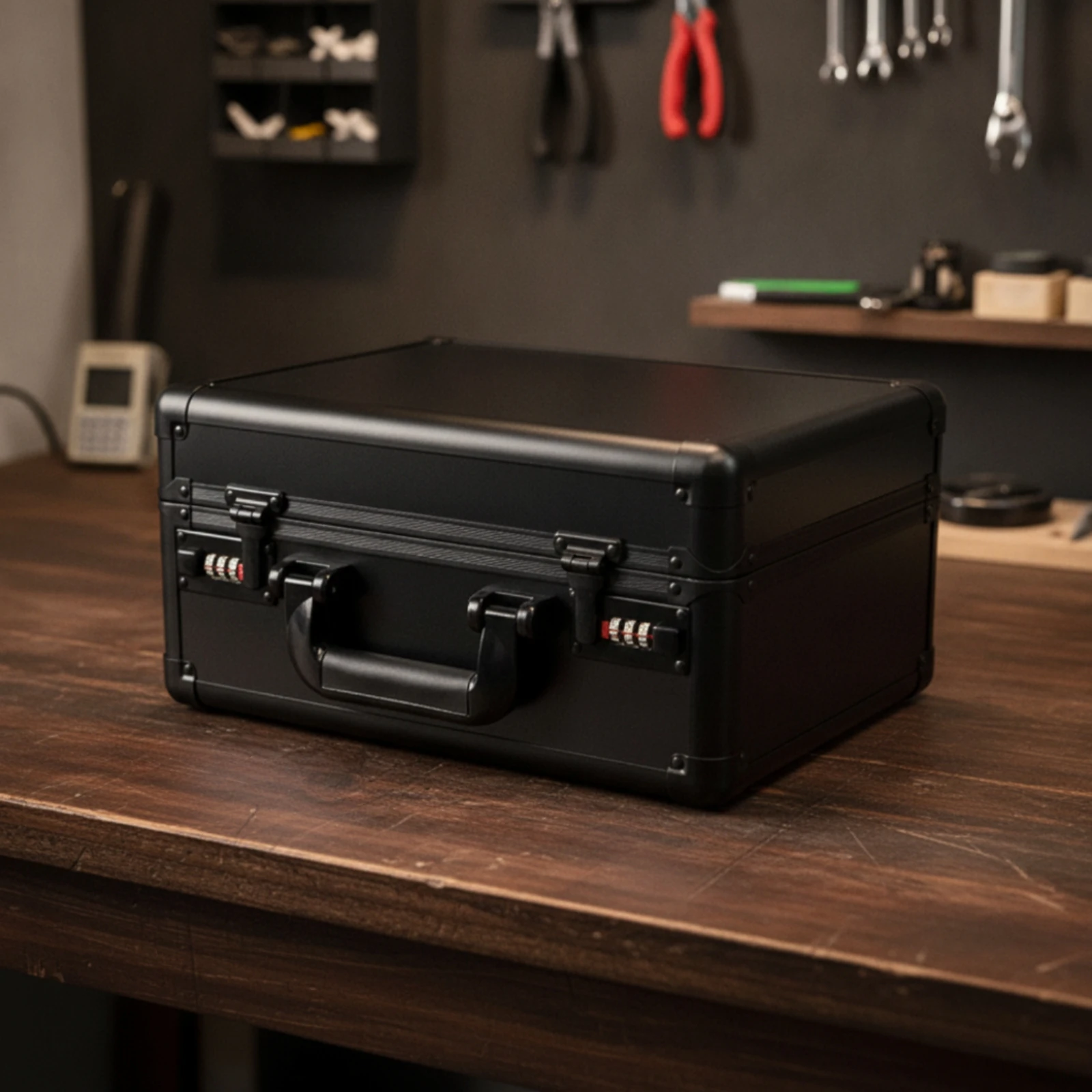 Hard Tool Case Lockable Aluminum Tool Case Safeguarding Long-Lasting for Technicians, Travel, Workshop