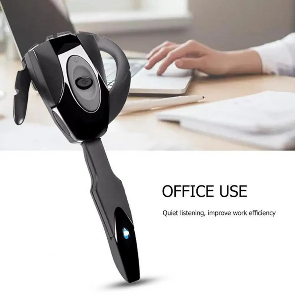 Hanging Ear Hook Rechargeable Handsfree Bluetooth Headset Business Bluetooth Headset Bluetooth Earphones Wireless Headphones