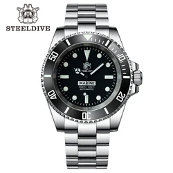 STEELDIVE SD1954 Black Dial 41MM Stainless Steel NH35 Automatic Movement What Ghost Mens Dive Watch Reloj Sapphire Glass