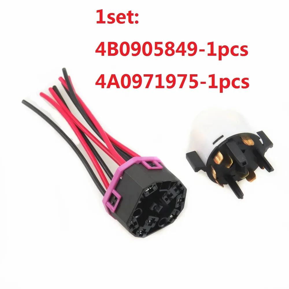 

SYX 4B0905849 Ignition Starter Switch & Cable Plug For Audi A3 A4 A6 TT Skoda Seat VW Golf MK4 Passat Polo 4A0 971 975