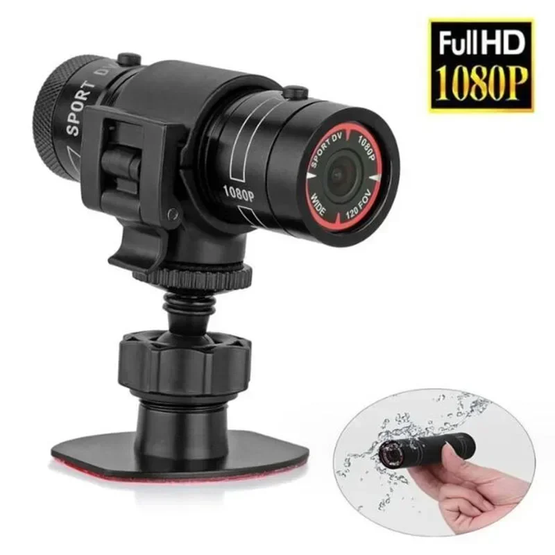 Mini F9 Camera Full HD 1080p Mountain Bike Bike Motorcycle Helmet Sports Action Camera Video Recorder Motorcycle Accessories