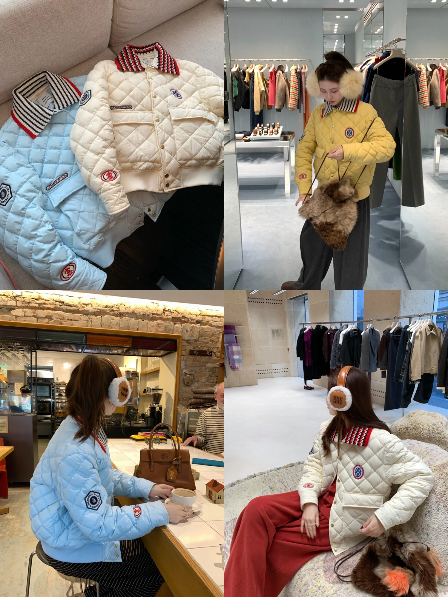 

Realzz Official American Sle Removable Knit Collar down Jaet Snowboarding Vest 90% down Content Straight Cut Eco-friendly