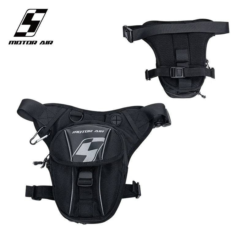 

Motor Air Новая черная мотоциклетная сумка с заниженной талией, сумка для ног, пояс на бедро, водонепроницаемая ткань для мужчин и женщин, комплект снаряжения для верховой езды на открытом воздухе