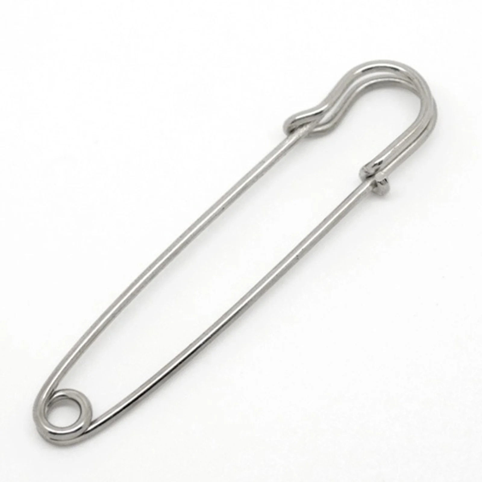 Metal Large Safety Pin Brooch Stitch Holders with Holes For DIY Craft Jewelry Making Supplies Accessories
