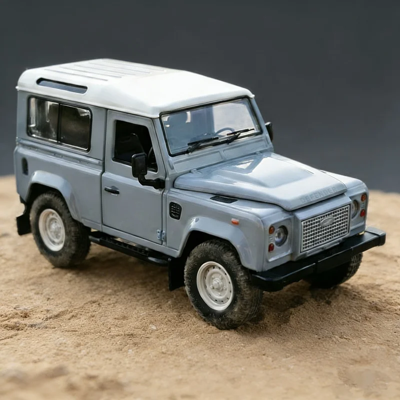 

1/24 Land Range Rover Defender 90, модель внедорожника из сплава, литая под давлением металлическая модель внедорожника, высокая имитация, детская игрушка в подарок
