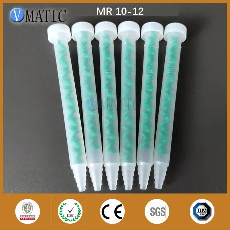 Free Shipping MR10-12 Plastic Dynamic Static Mixer Mixing Nozzles For Glue Dispensing Machine