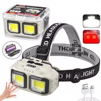 Powerful Induction COB LED Headlamp USB Rechargeable Head Flashlight Work Light Outdoors Camping Search Light Fishing Head Torch