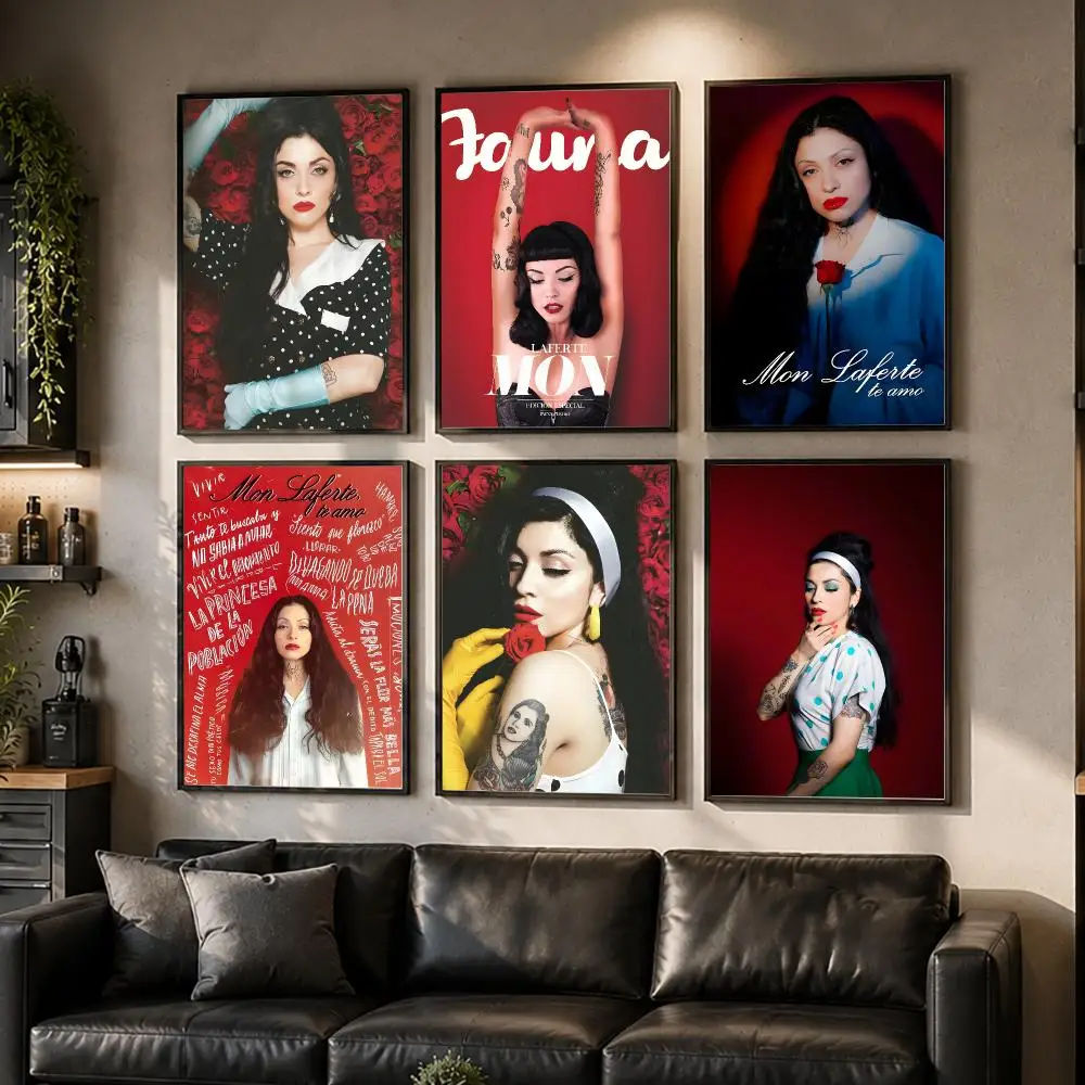 Singer M-Mon Laferte Poster HD Waterproof Self-Adhesive Wall Art – Multi-Scene Use Top Gift Pick