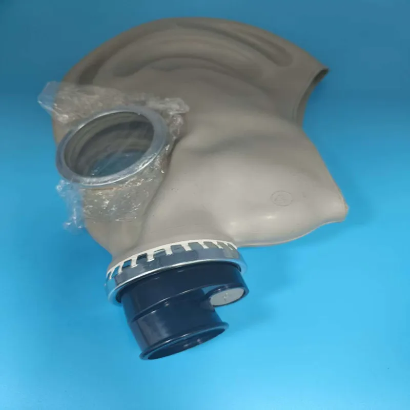 قناع الغاز الكيميائي 2 في 1 مادة مطاطية طلاء رش الأمونيا الكيميائية للحماية من الحرائق قناع الغاز للحماية الشاملة