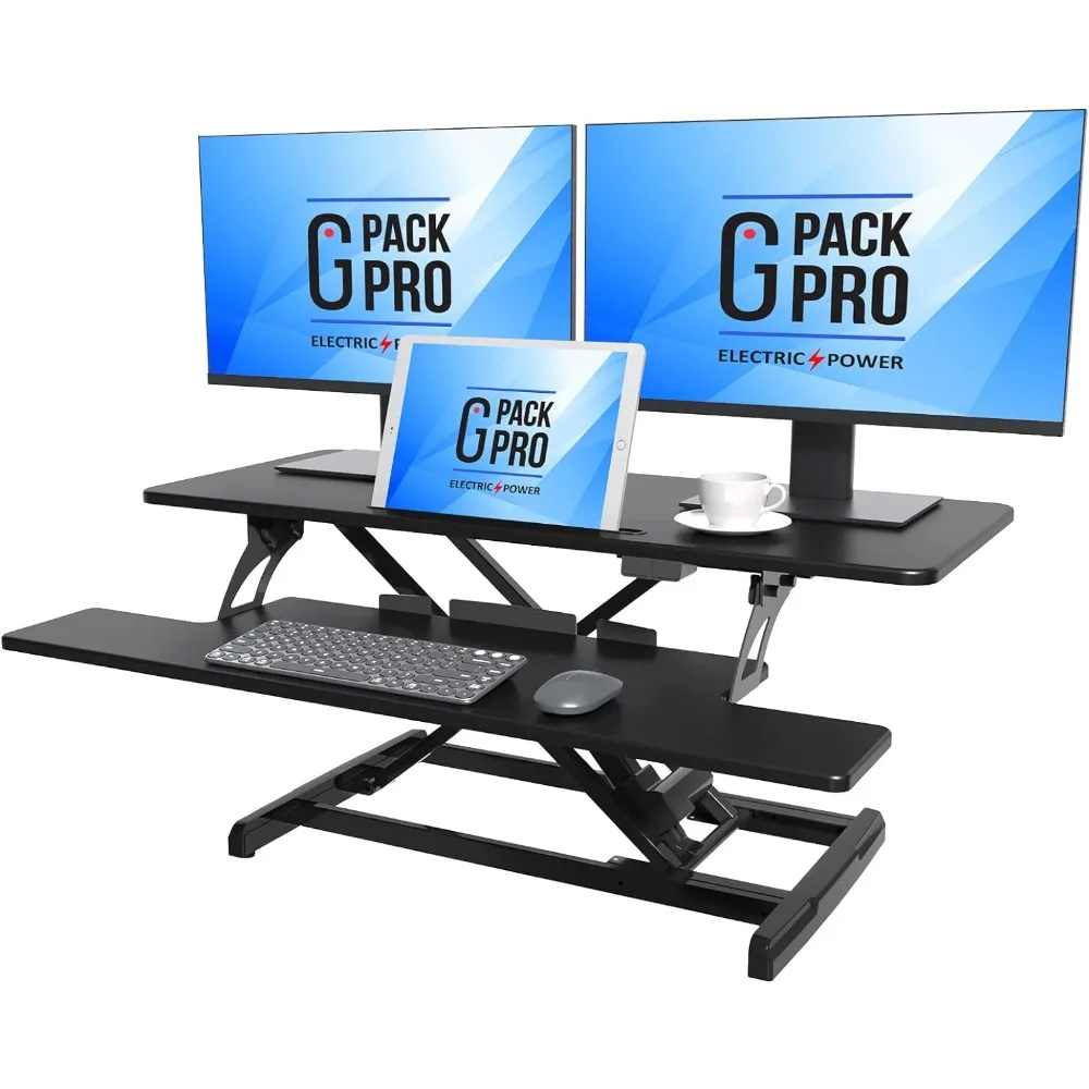 

X38 Electric Standing Desk Converter Motorized Stand up Riser for Sit Stand Desk Workstation