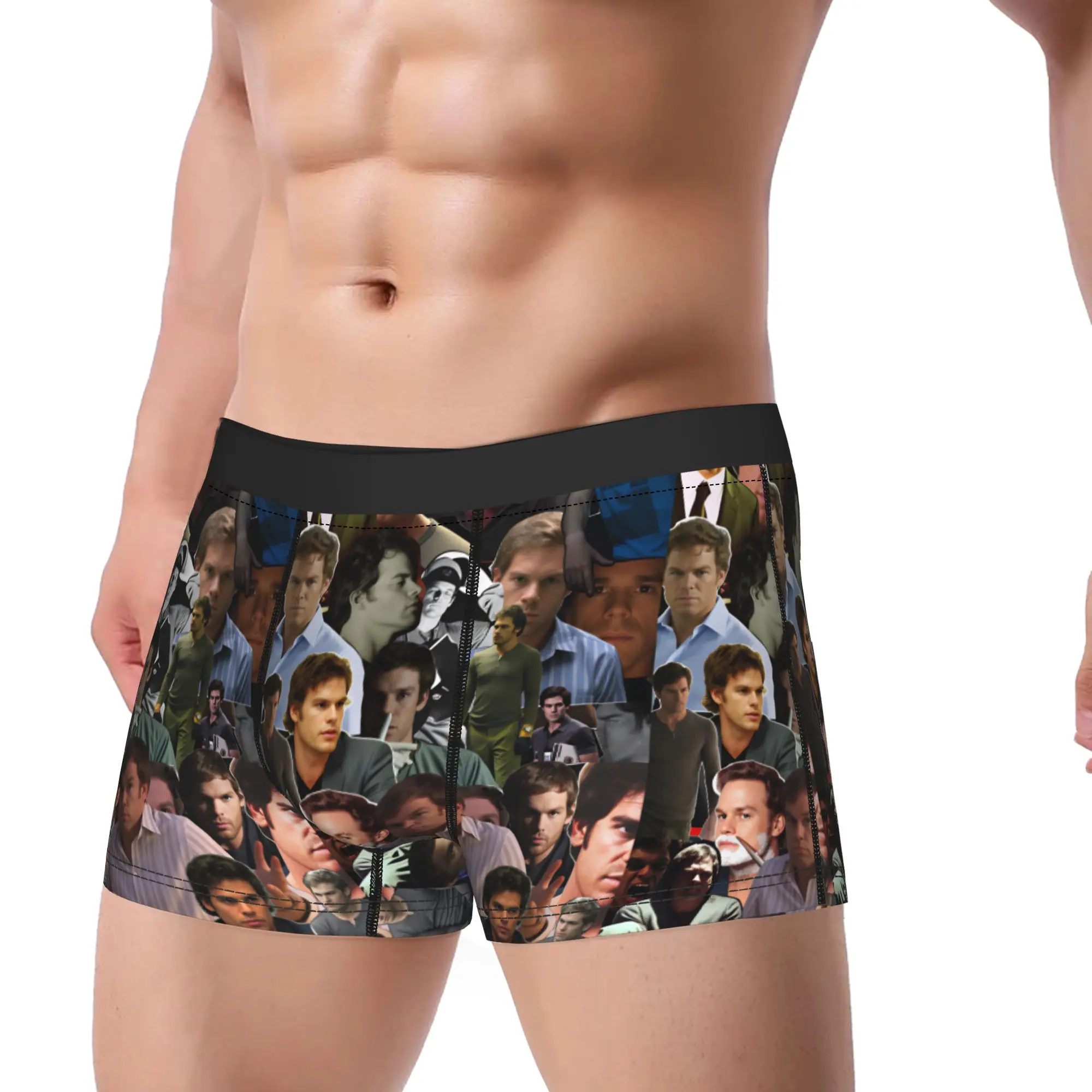Dexter Morgan Blood Never Lies TV Show Photo   Underwear  Male Underpants Pattern Soft Trend Trunk Hot Sale Boxer Brief Big Size