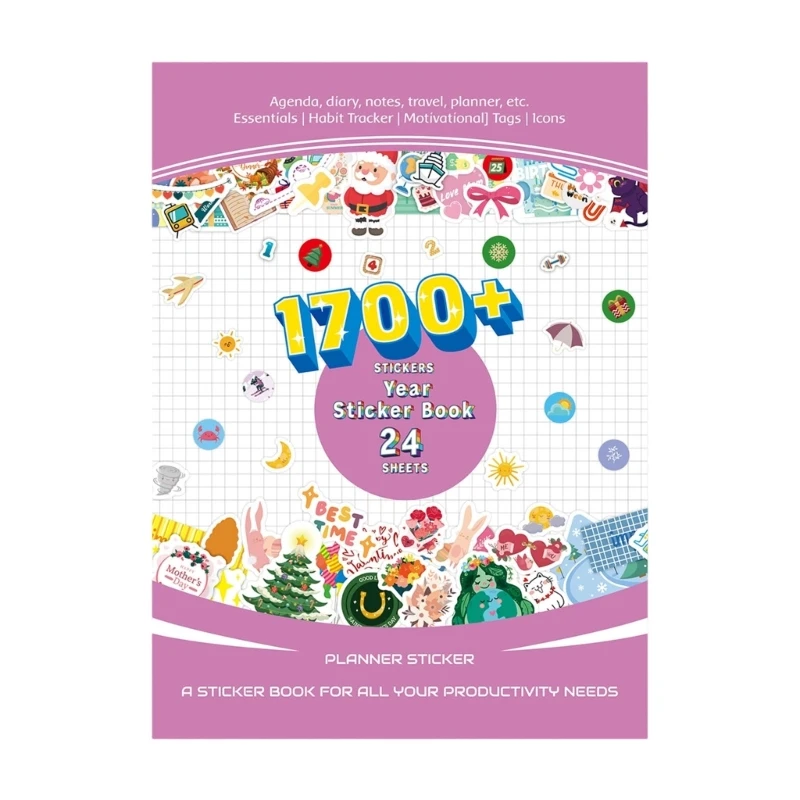 

Y2GD клейкая наклейка-планировщик для скрапбукинга, журналов, планировщиков, календаря и стены