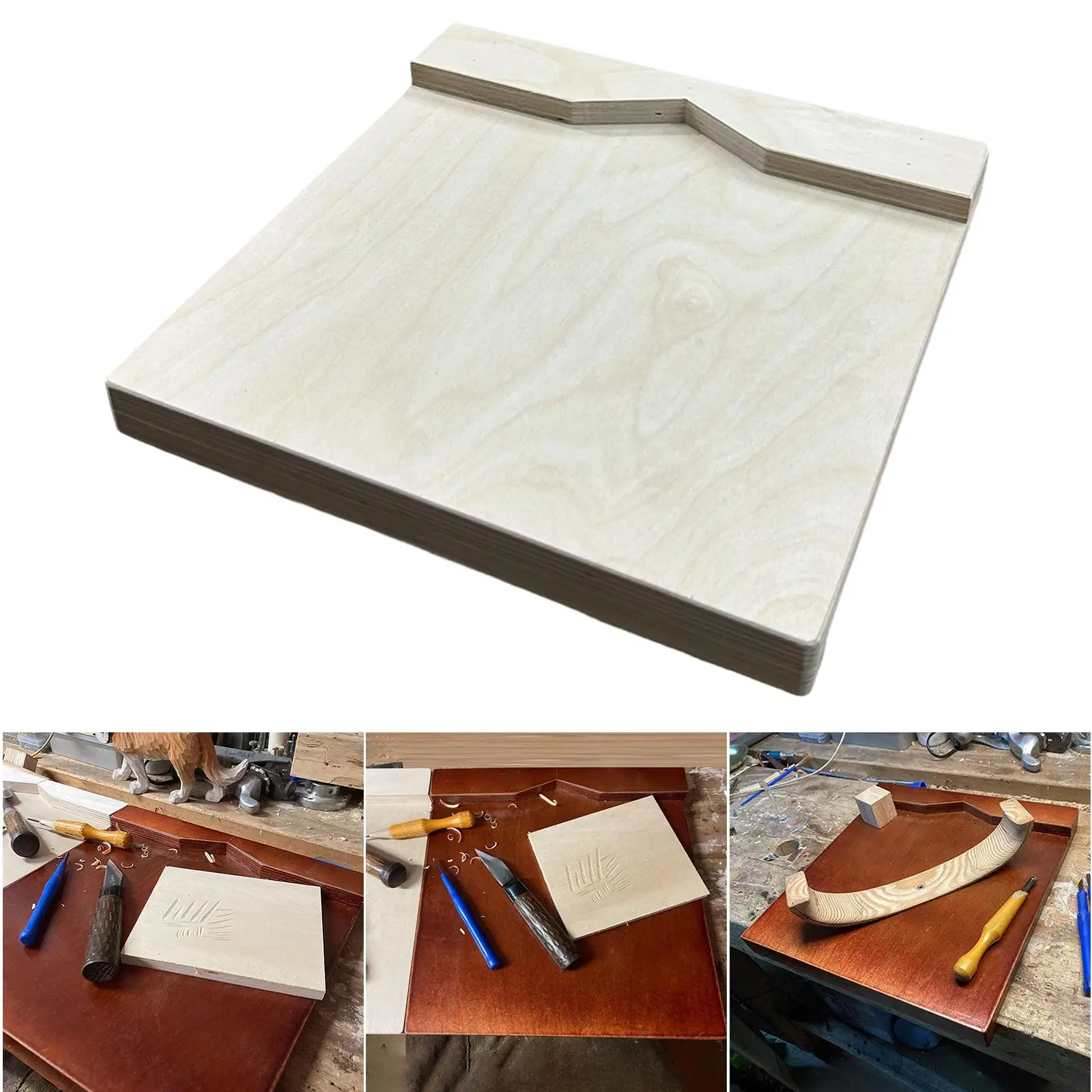 Woodworking Bench Vise Solid Wood Stable Workbench Accessory Heavy Duty Clamp for Wood Carving Studio