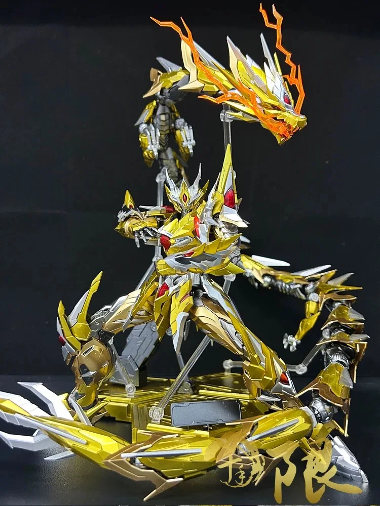 In Stock Motor Core Mnp-xh03 Mecha AaoBing Blue Dragon Black Gold Model Kit Action Figure Metal Frame Toy Collection Gift