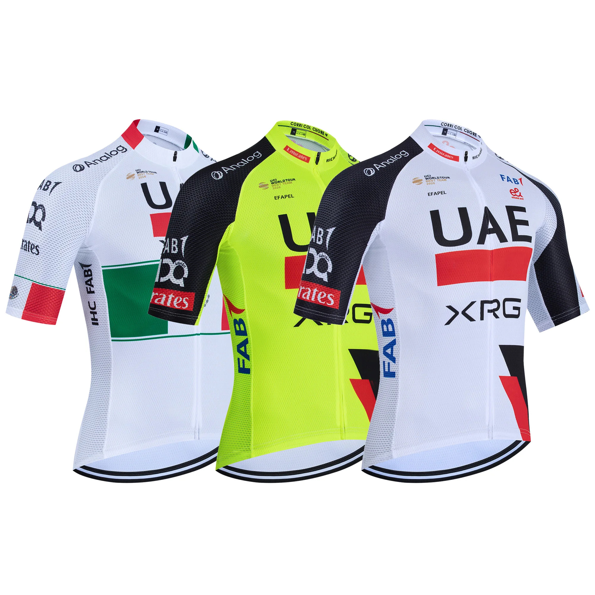 Image of Schnelltrocknendes 2026 UAE Team Fahrradtrikot – Atmungsaktives Ropa Ciclismo Sommer Pro Fahrradtrikot T-Shirt Kleidung