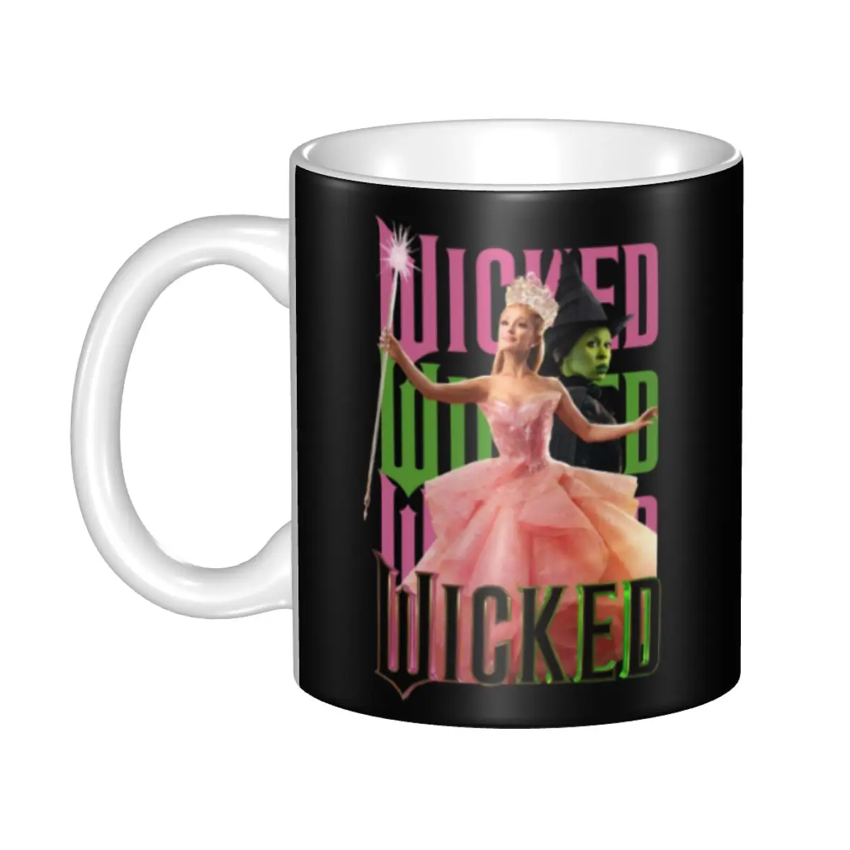 Custom Wickeds Musical Movie Coffee Mugs DIY Customized Ceramic Tea Milk Mug Cup