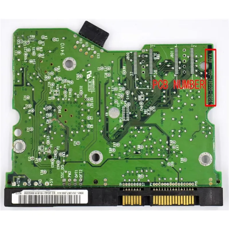 Desktop Hard Disk Circuit Board 2060-001267-001 REV A / 2060-701293-001 / 2060-701267-001 REV A