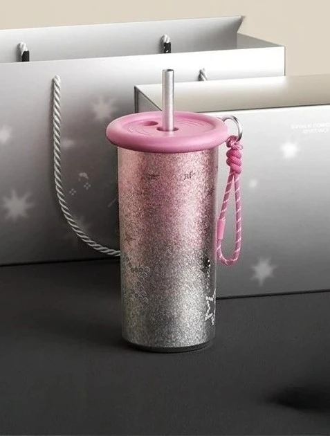 Value Coffee Straw Cup Car Portable Insulated Water Cup Gift