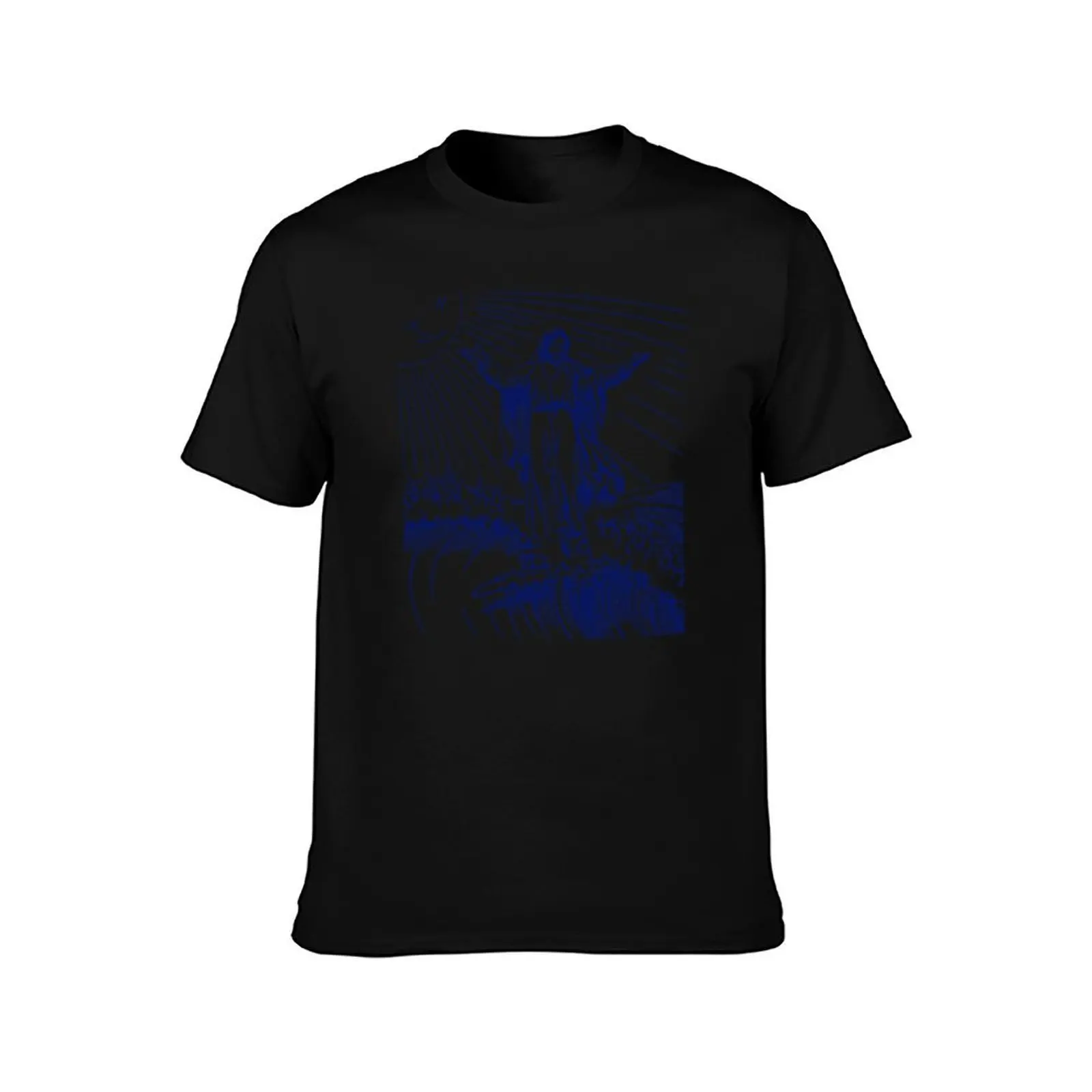 Surfing Jesus Cool Surf Vintage Retro Christian Surfer Gift T-Shirt, Summer Casual Cotton Tee, Oversized Streetwear Tops