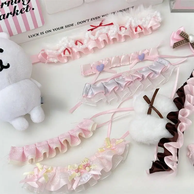 

Dresses Skirt With Headband Decoration Dolls Accessories 10cm Cotton Doll Lovely Princess Dresses Plush Dolls Clothes