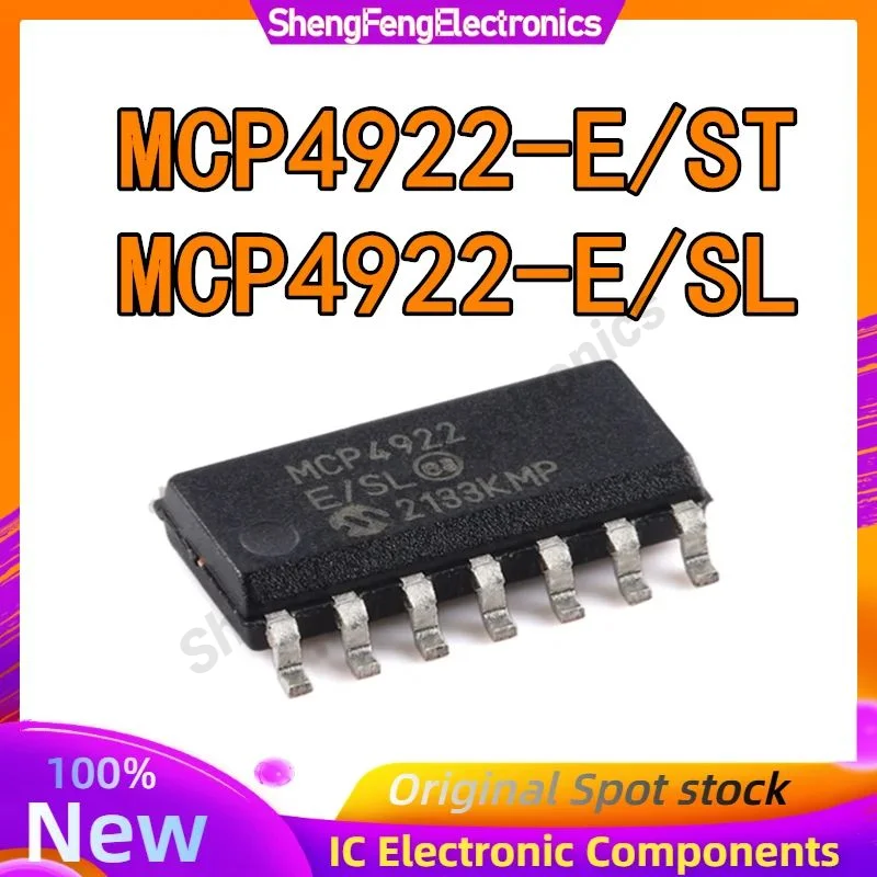 

5PCS/LOT MCP4922 MCP4922-E/ST MCP4922-E/SL SOP14 100% New Original in stock