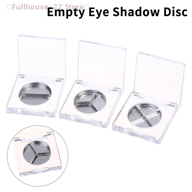 【MAX-22】2.5g Empty Portable Eyeshadow Palette Blusher Box Solid Ointment Box Cosmetic Makeup Case Round Storage Container