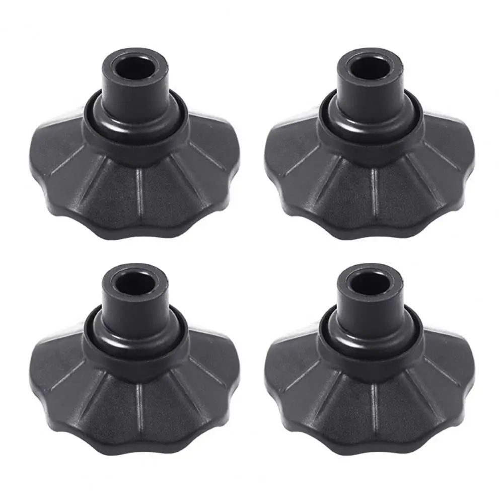4Pcs Chair Leg Protective Covers Non-slip Wear-resistant POM Plastic Chair Leg Protector for Floor Lawn Camping Folding Chair Fo image 6