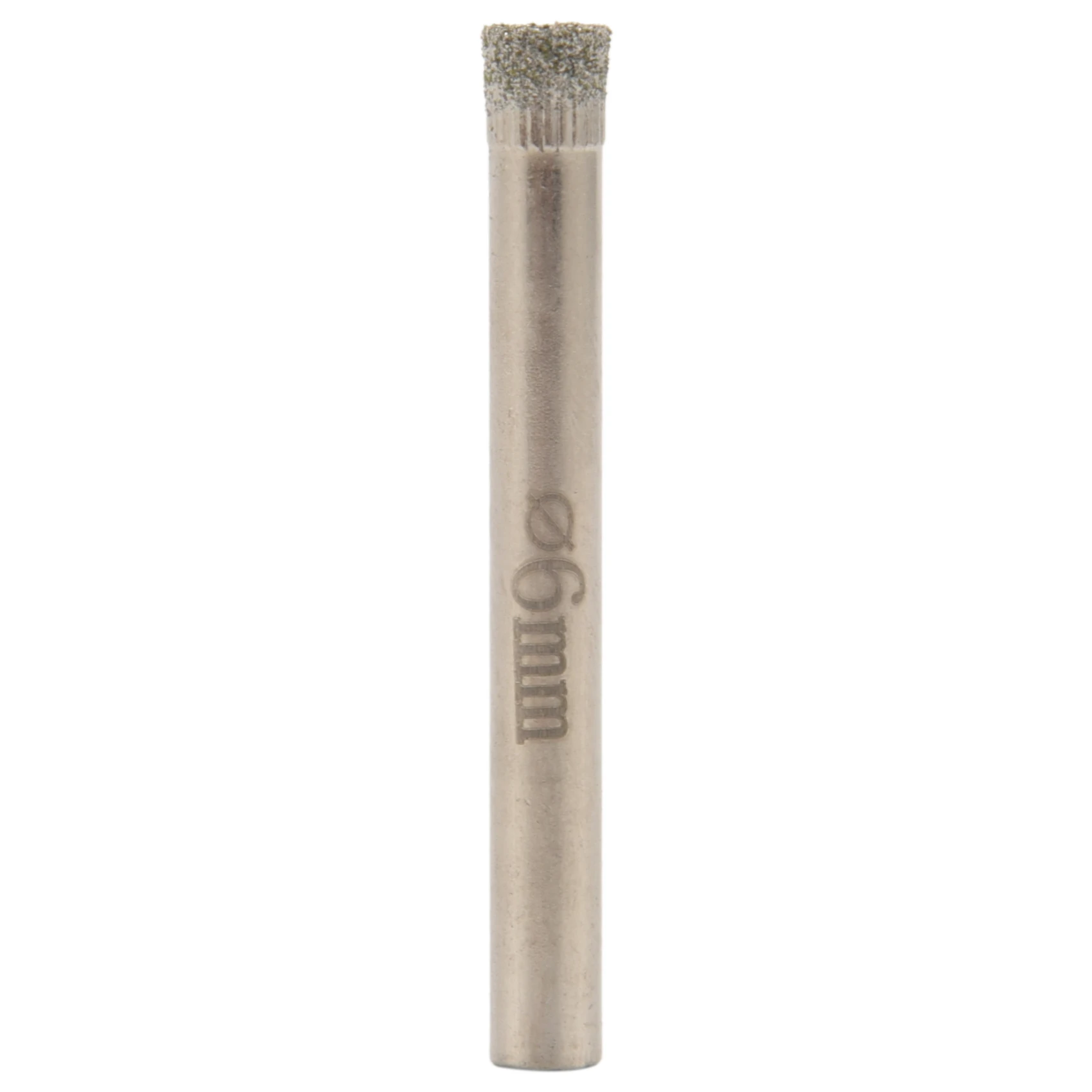 AD23-6 Mm Diameter Silver Diamond Coated Drills Tiles  Glass Hole Saws (Pack Of 10)
