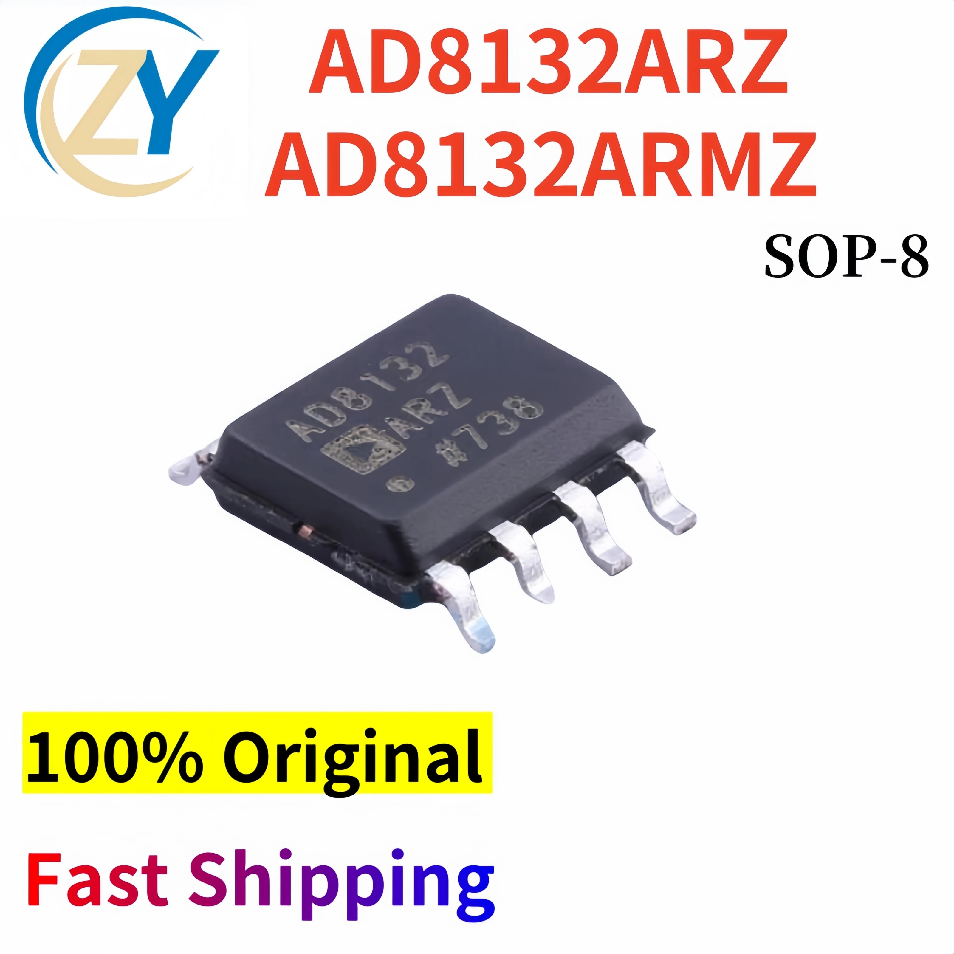 (2pcs) AD8132ARZ Amplifiers AD8132ARMZ AD8132 SOP8 350MHz 100% Original & In Stock