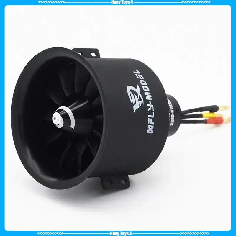 

Xfly Model 80mmv1 12 Blade Ducted Power Unit Electric Ducted Fan 3280-Kv2200 Internal Rotation 6s Model Aircraft Accessories