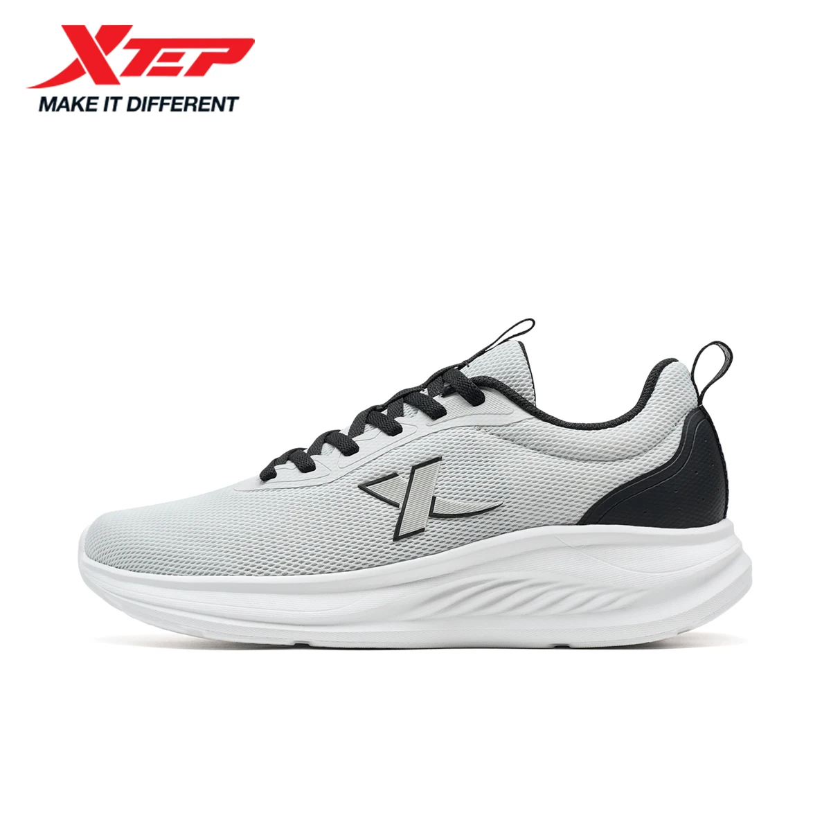 Xtep Running Shoes For Men 2025 Summer Breathable Mesh Shoes Soft-soled Shock Absorbing Lightweight Sports Shoes 875419110053
