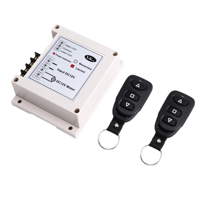 DC12V 40A 400W Wireless Motor Controller Remote Control For Garage Doors, Curtains, Roller Shutters And Other Applications