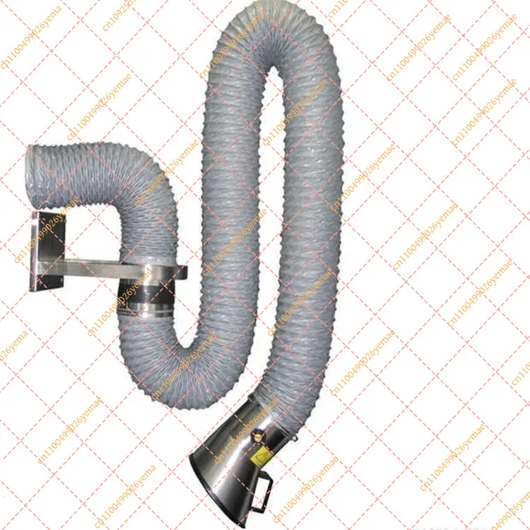 FY Universal Flexible Suction Arm Welding Smoke Extractor, Flame Retardant Fume Extraction Duct Hose, Adjustable Pipe Arm