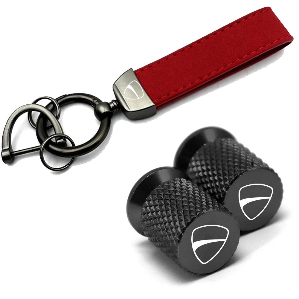 For Ducati Hypermotard 950 939 821 796 SP 1100 MONSTER MULTISTRADA Motorcycle Accessories Key Chain Ring & Wheel Tire Valve Caps