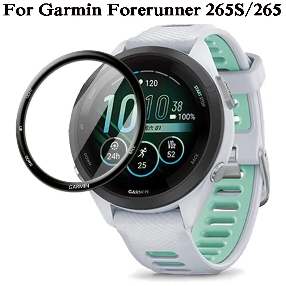 3D Curved Composite Film For Garmin Forerunner 265 265S Smartwatch Screen Protectors Soft Protective Films Cover Accessories