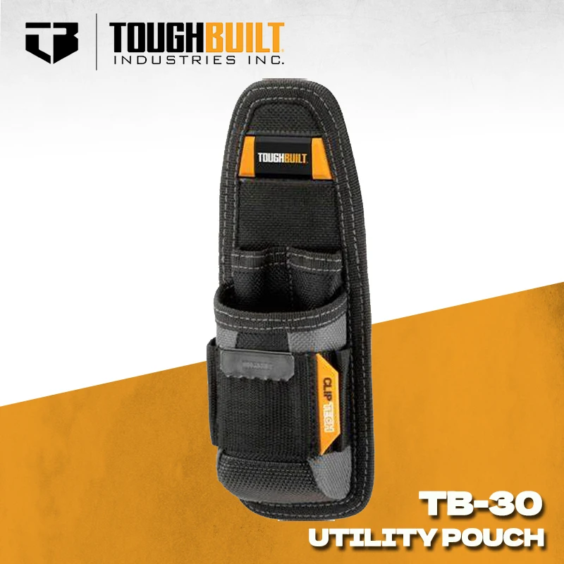 TOUGHBUILT TB-30 bolsa de utilidad para cuchillo de bolsillo bolsas de herramientas pequeñas bolsas de herramientas de mano accesorios de bolsa de herramientas resistente