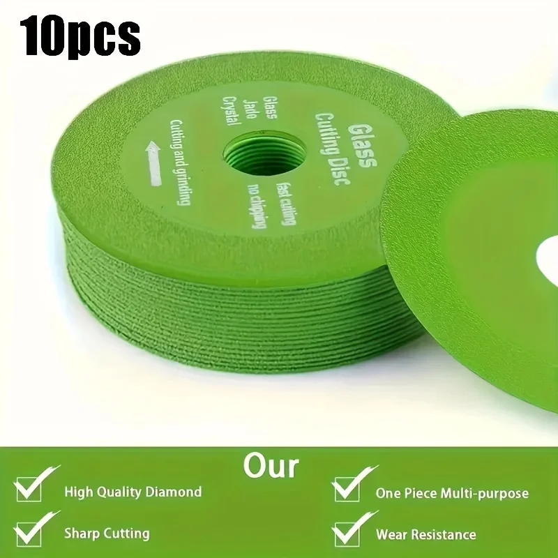 

10/5/2PCS 4inch Diamond Brazing Ultra-Thin Steel Saw Blades For Glass/Tile/Wine/Bottle Cutting Saw Blade Cutting Tool Set